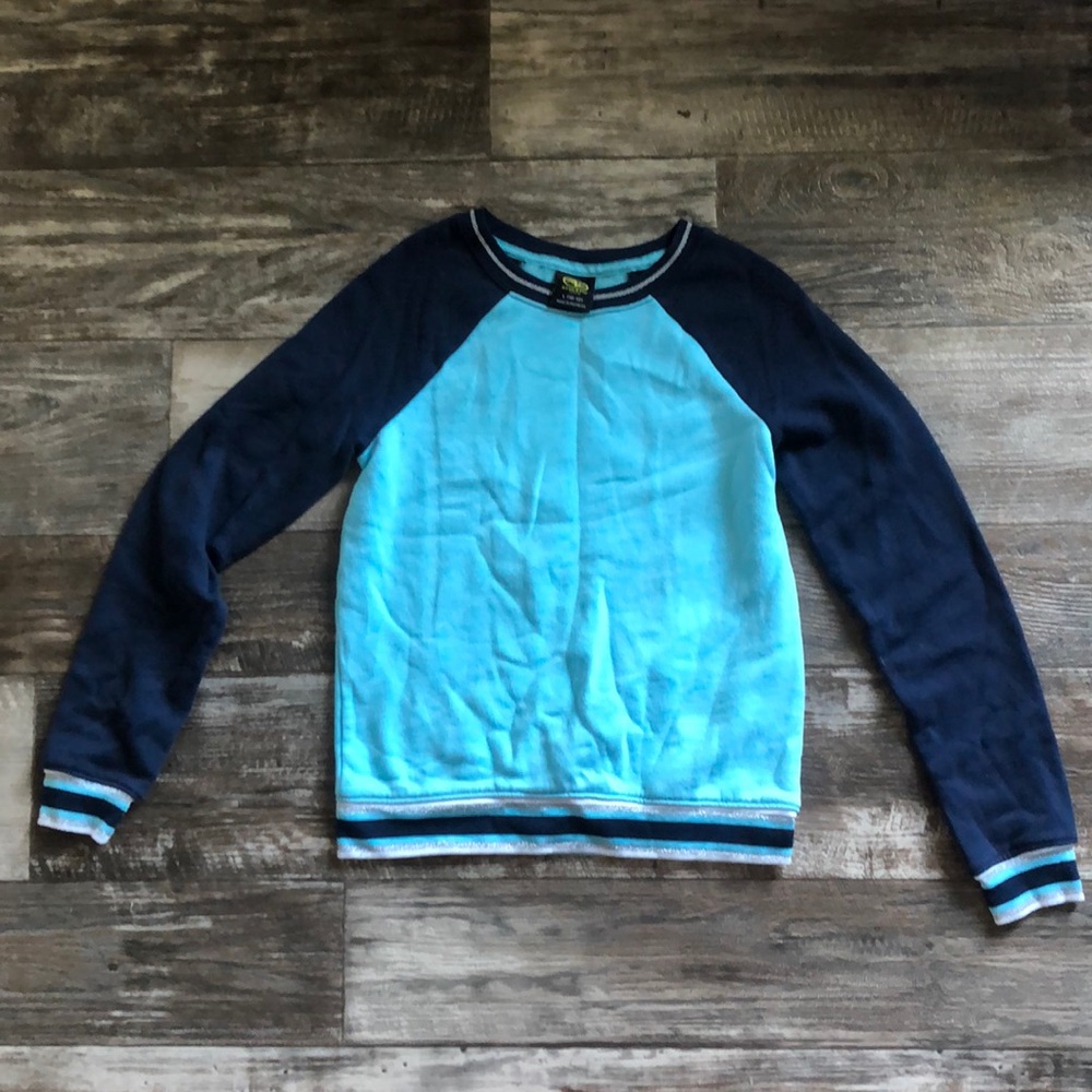 Blue sweatshirt